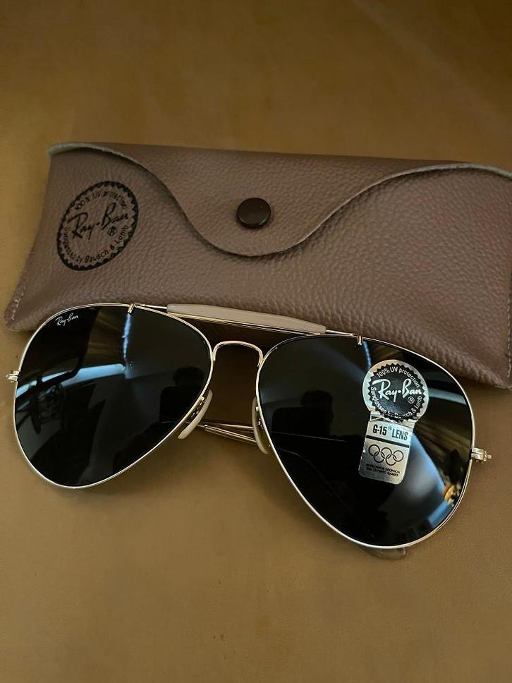 Vintage B&L Ray-Ban Outdoorsman Aviator 62mm zonnebril O10, Sieraden, Tassen en Uiterlijk, Zonnebrillen en Brillen | Heren, Nieuw