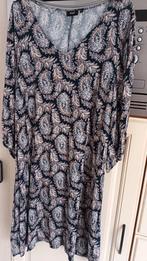 Zizzi Viscose Jurk met Mouwen A-lijn - Maat 48/50, Zizzi, Overige kleuren, Maat 46/48 (XL) of groter, Ophalen of Verzenden