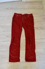 Jacob Cohen Rode Corduroy Broek - Zo goed als nieuw, Maat 38/40 (M), Ophalen of Verzenden, Zo goed als nieuw, Lang