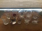 Diverse borrel en shot glaasjes 10 stuks, Ophalen, Gebruikt, Borrel- of Shotglas