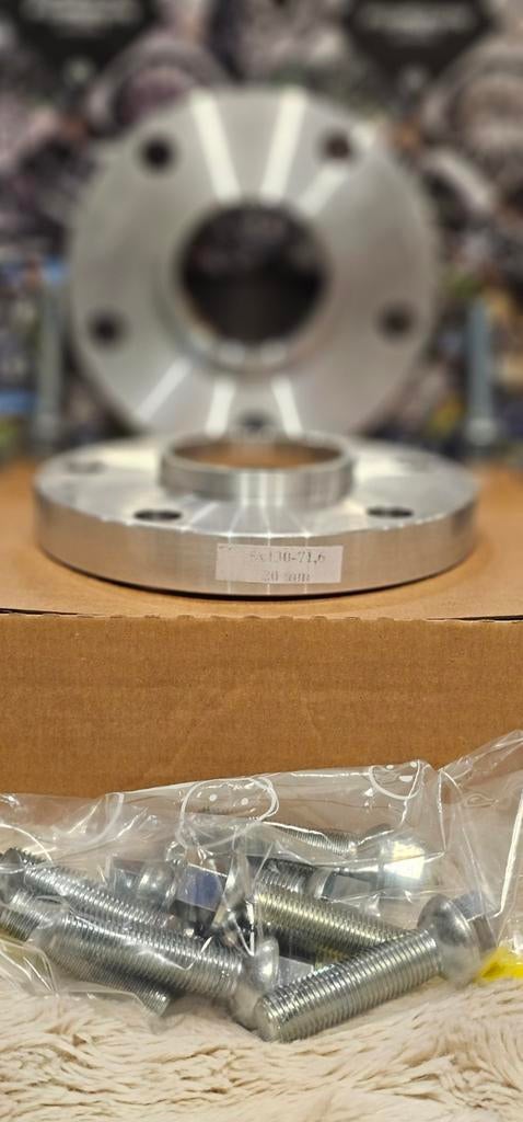 Spoorverbreders spacers Porsche Cayenne 5x130 71,6 20mm, Ophalen of Verzenden