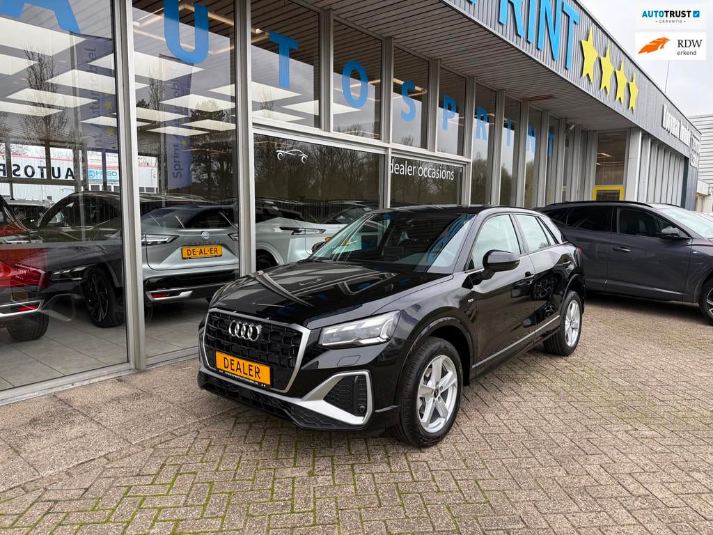 Audi Q2 35 TFSI S Line 150PK CAMERA, CARPLAY, Auto's, Stof, 4 cilinders, 150 pk, Zwart