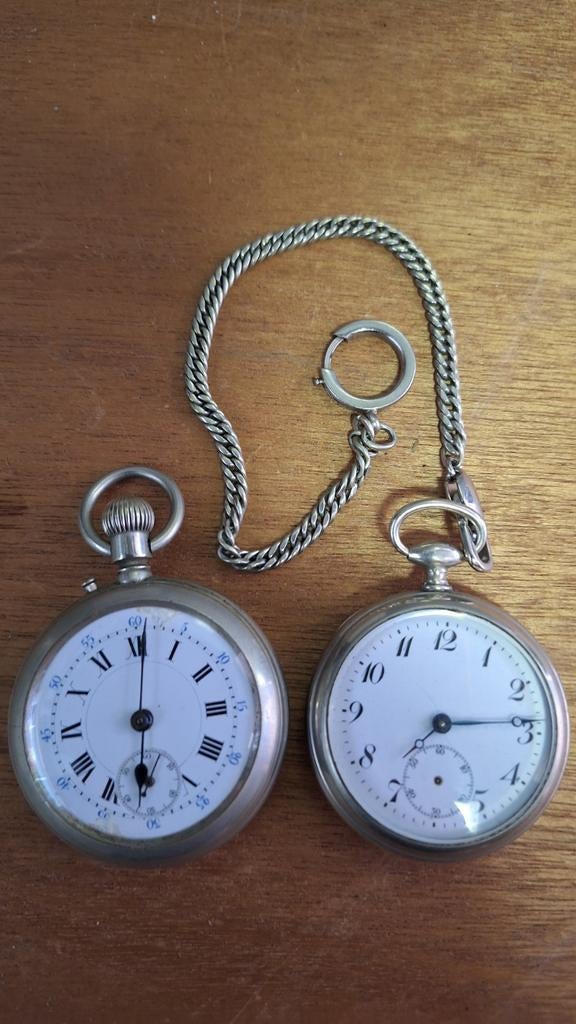 2 oude zakhorloges, Overige merken, Staal, Verzenden, 1960 of later