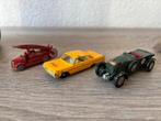 Matchbox Lesney taxi, brandweer en Bentley, Hobby en Vrije tijd, Overige merken, Gebruikt, 1:50 of kleiner, Auto