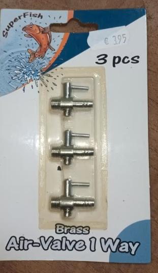 SuperFish RVS Luchtkraan 1 Weg Blister, Ophalen of Verzenden, Nieuw, Overige typen