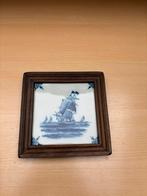 Oud-Hollandse Tegel met Schip - Makkum Aardewerk, Ophalen of Verzenden