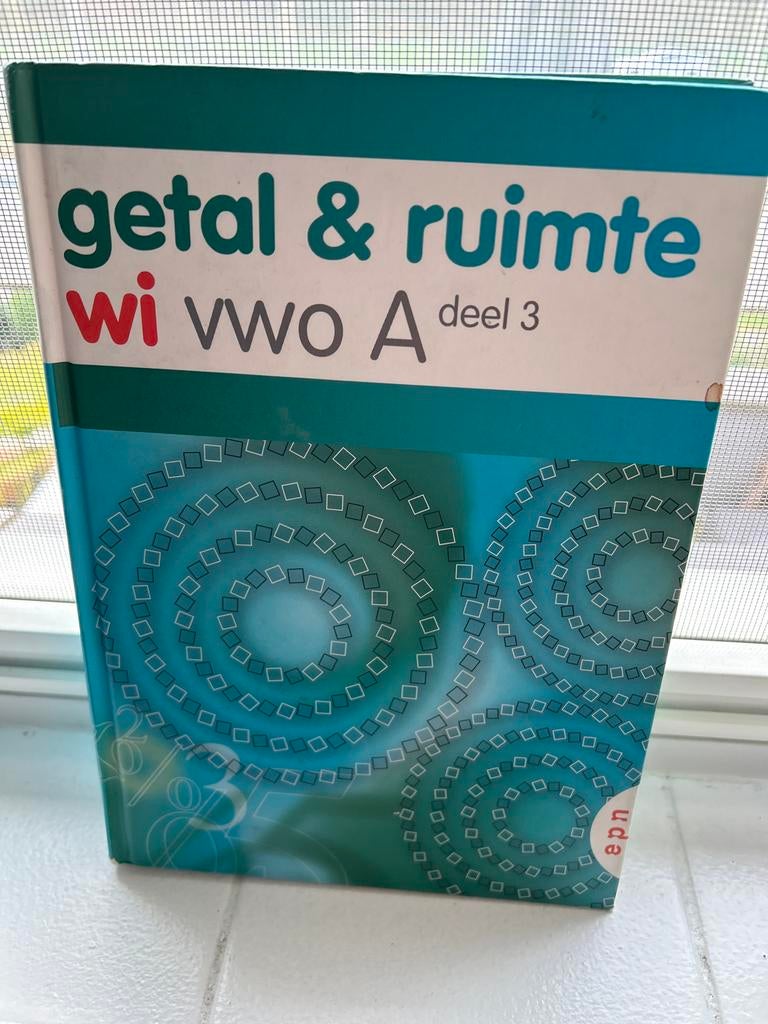 Getal & Ruimte wi vwo A deel 3, Ophalen of Verzenden, Gelezen, VWO, Wiskunde A