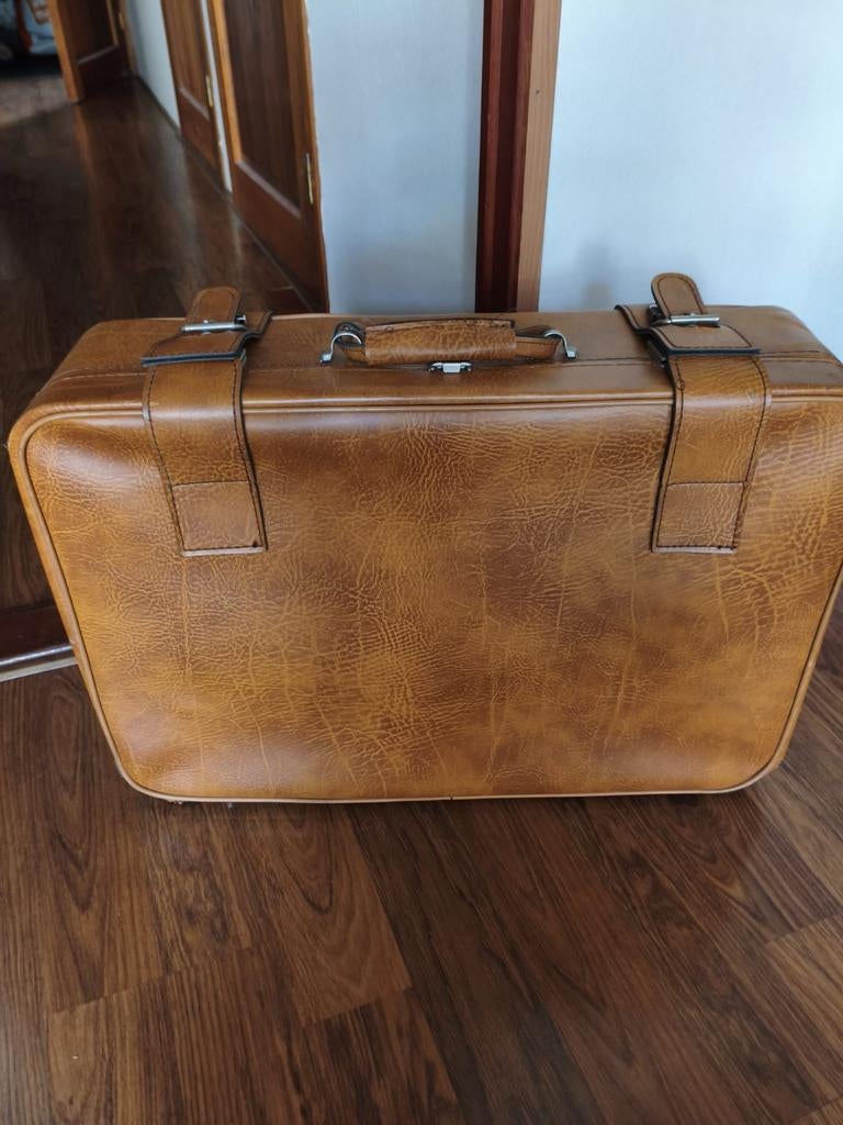 Vintage Koffer Bruin - Perfect voor Decoratie of Opslag, Ophalen, Gebruikt, Leer