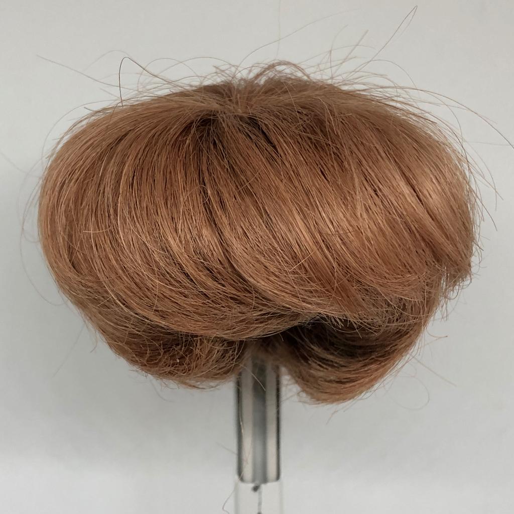 Poppenpruik echt mensenhaar, pruik voor pop omtrek 24-26 cm., Verzenden, Fabrikant onbekend, Fabrikant onbekend, Nieuw