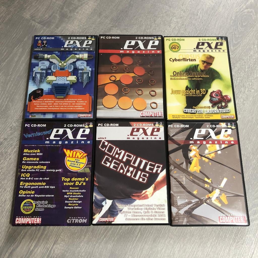 PC CD-ROM Software - Collectie EXE Magazine Computer Totaal, Ophalen of Verzenden