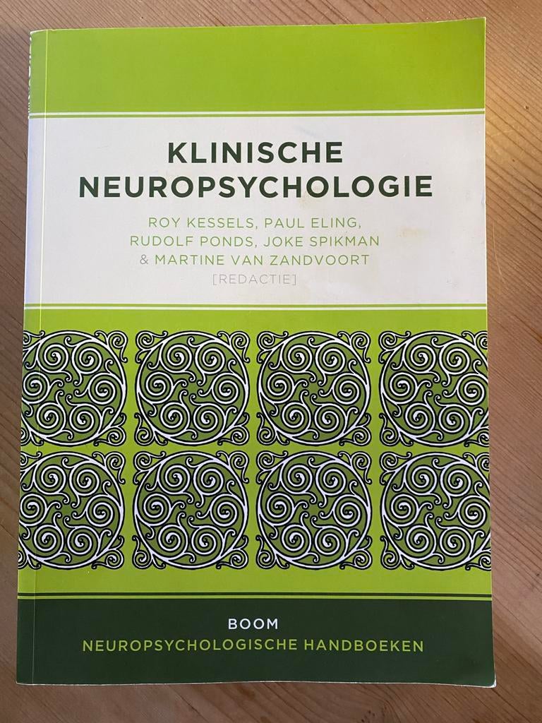Klinische Neuropsychologie - Handboek, Boeken, Psychologie, Gelezen, Functieleer of Neuropsychologie, Ophalen