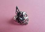 jwg Vintage Art Nouveau stl Eenhoorn unicorn ring zilver, Verzenden, Zilver, Ring