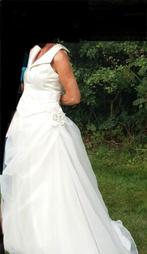 2 delig trouwjurk, Kleding | Dames, Ophalen, Zo goed als nieuw, Beige, Trouwjurk