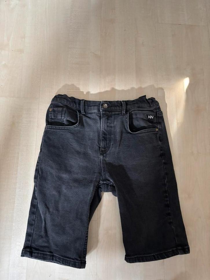 Nik & Nik grijze smalle korte spijkerbroek jongen maat 176., Kinderen en Baby's, Kinderkleding | Maat 176, Zo goed als nieuw, Jongen