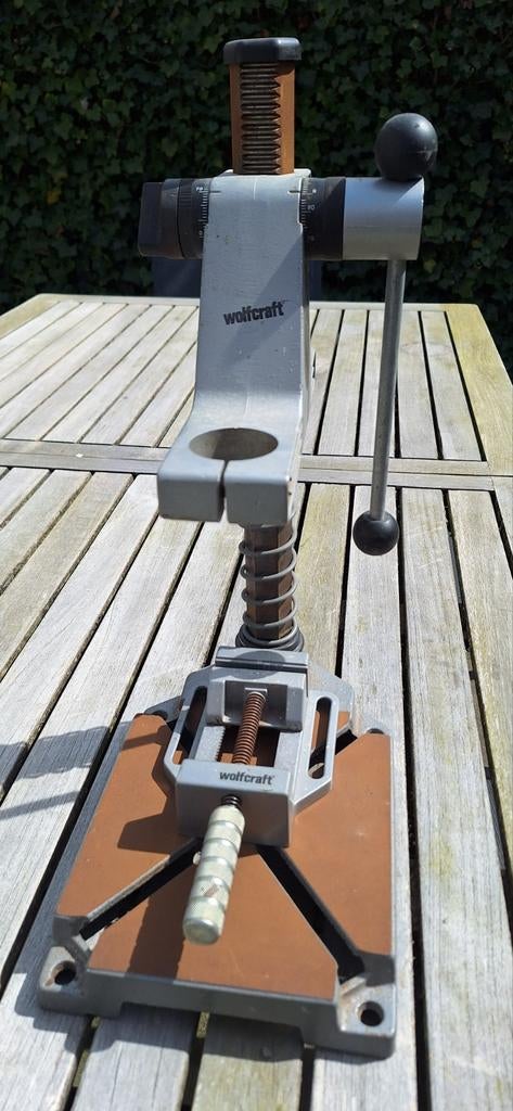 Wolfcraft universele kolomboorhouder, Ophalen