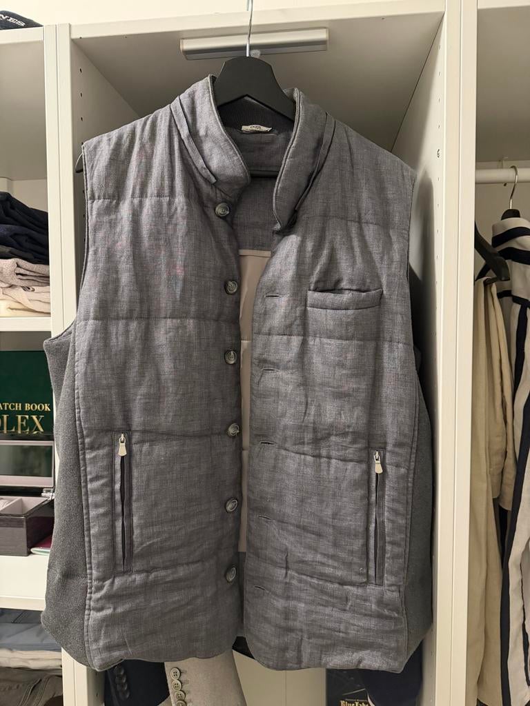 Oger bodywarmer grijs maat M (50). Zgan!, Kleding | Heren, Bodywarmers, Maat 48/50 (M), Ophalen of Verzenden, Zo goed als nieuw