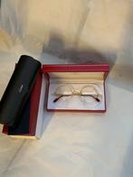 Cartier halfrimless rond 22k verguld, Sieraden, Tassen en Uiterlijk, Zonnebrillen en Brillen | Heren, Overige merken, Overige kleuren