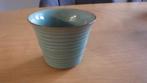 mooie retro bloempot met bruin streepje, Ophalen of Verzenden, Overige typen