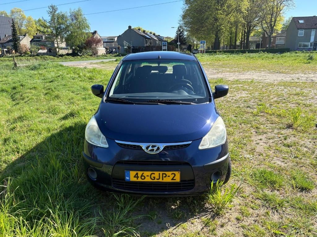 Hyundai i10 1.1 I 5DR 2008 Blauw, Auto's, Voorwielaandrijving, Stof, Origineel Nederlands, I10