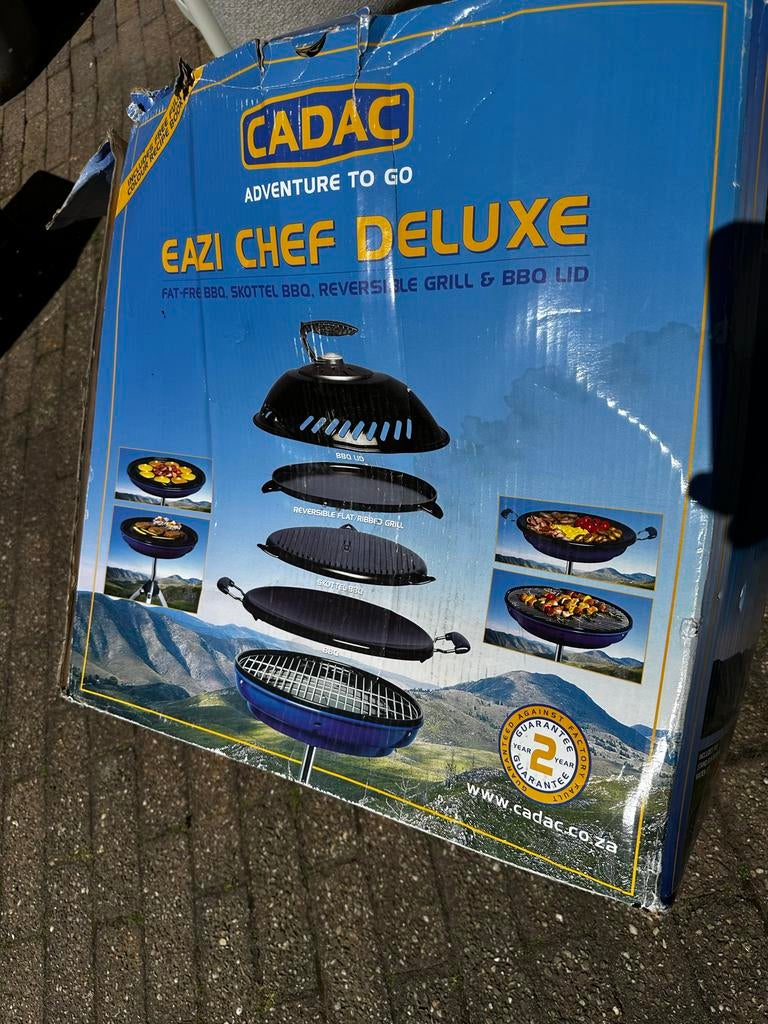CADAC Eazi Chef Deluxe BBQ - Compleet en Draagbaar, Ophalen, Gebruikt
