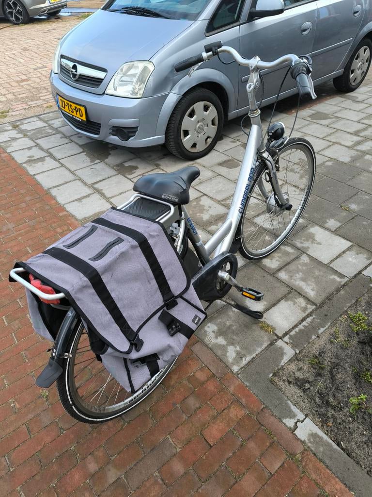 Gebruikte Cumberland 200 elektrische fiets met fietstassen, Overige merken, Gebruikt, Ophalen of Verzenden, 51 tot 55 cm