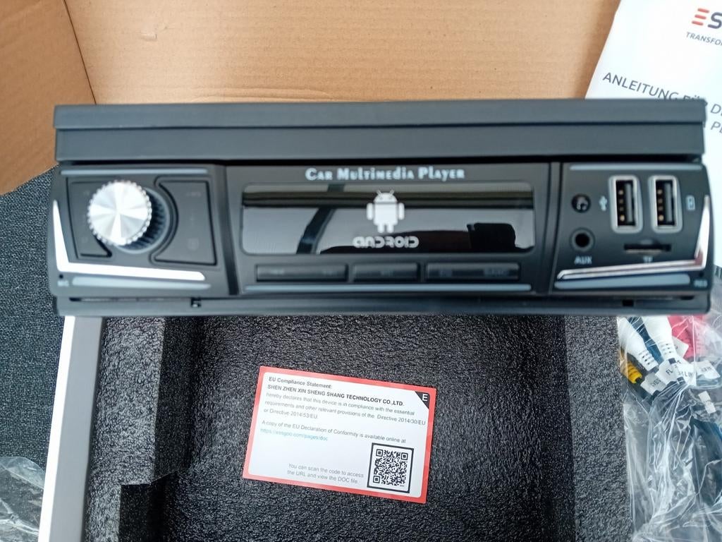 ESSGOO Android Auto Multimedia Speler - Nieuw in Doos, Auto diversen, Autoradio's, Nieuw, Ophalen of Verzenden