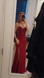 Rode gala jurk, Galajurk, Ophalen of Verzenden, Zo goed als nieuw, Maat 36 (S)