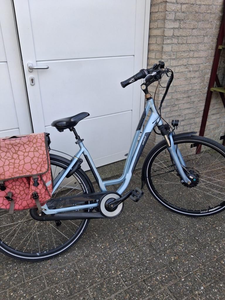 Dames e-bike AMSLOD Carlton SX, Fietsen en Brommers, Elektrische fietsen, Ophalen, Gebruikt, 50 km per accu of meer, Overige merken