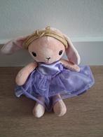 Knuffel konijn ballerina H&M paars jurk rok L328, Ophalen of Verzenden, Zo goed als nieuw, Konijn