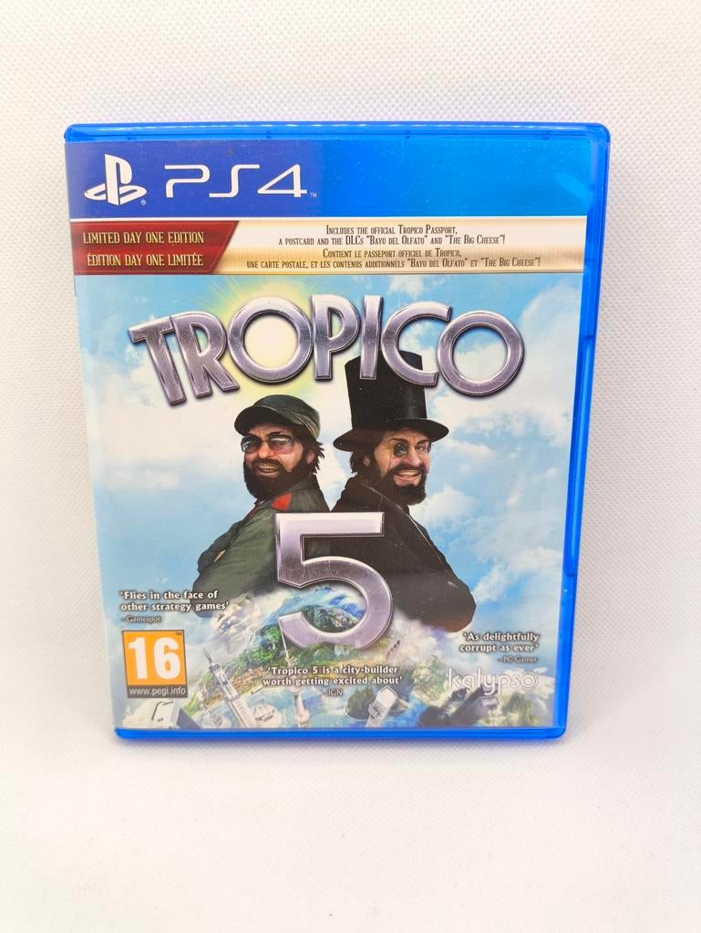 Tropico 5 day one edition Playstation 4 game, Spelcomputers en Games, 1 speler, Racen en Vliegen, Ophalen of Verzenden, Zo goed als nieuw