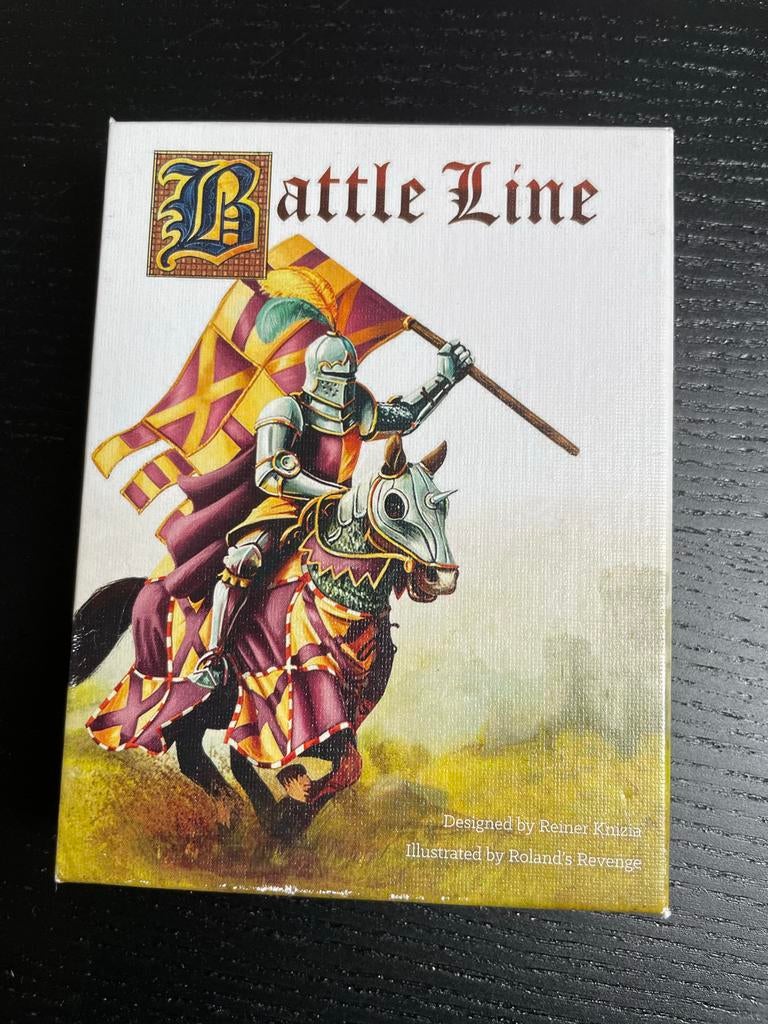 Battle Line Medieval - Kaartspel van Reiner Knizia, Een of twee spelers, Ophalen, Zo goed als nieuw