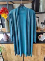 Magna Lederlook Vest Maat 52 - Nieuw!, Kleding | Dames, Grote Maten, Blauw, Trui of Vest, Nieuw, Ophalen of Verzenden