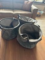 BLOEMPOT TASSEN, Kunststof, Minder dan 30 cm, Rond, Ophalen of Verzenden