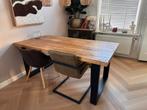Mango houten eettafel 180x90cm, Huis en Inrichting, Tafels | Eettafels, Ophalen, Gebruikt, 50 tot 100 cm, Vijf personen of meer