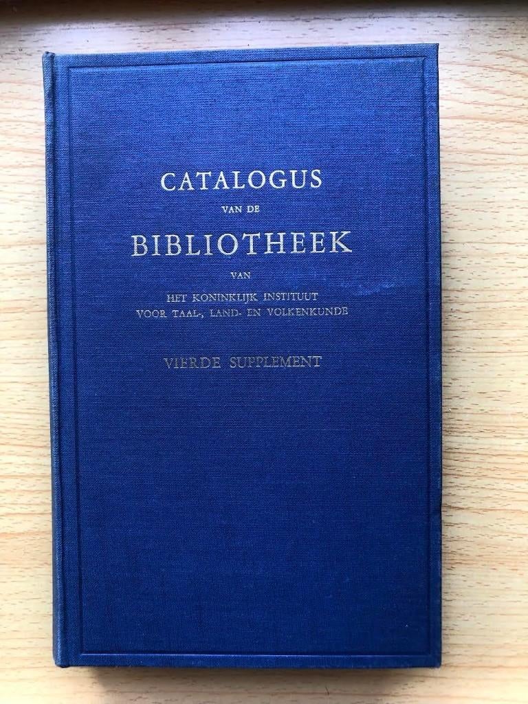 Bibliotheekcatalogus van het KITLV, dl V, Ophalen of Verzenden, Gelezen, P. Voorhoeve, H.L. Barre