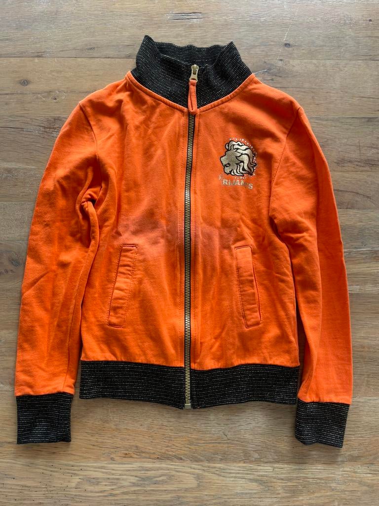 Trainingspak kinderen Rijami’s Oranje maat 122/128, Kinderen en Baby's, Kinderkleding | Maat 122, Gebruikt, Jongen of Meisje, Setje