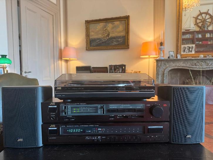 JVC Stereo Set, Audio, Tv en Foto, Stereo-sets, Gebruikt, Tuner of Radio, Speakers, JVC, Losse componenten, Ophalen