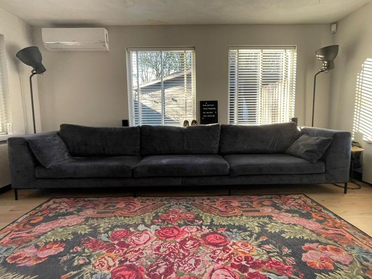 Prachtige grote bank 4,11 m!, Huis en Inrichting, Banken | Complete zithoeken, Zo goed als nieuw, Stof, Ophalen