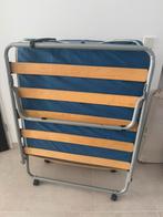 inklapbed met lattenbodem, Ophalen, Verstelbaar, Eenpersoons, Bruin