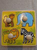 Bigjigs Toys houten puzzel 4 stuks, Ophalen, Gebruikt, Van hout, Minder dan 10 stukjes