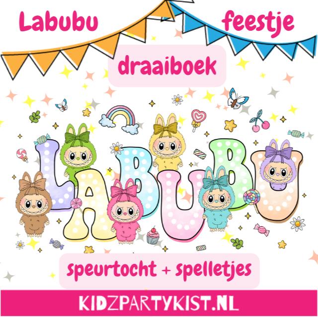 Labubu kinderfeestje draaiboek, speurtocht en spelletjes, Ophalen, Nieuw