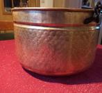 Messing ketel voor bij open haard/alles brander, Ophalen of Verzenden, Koper