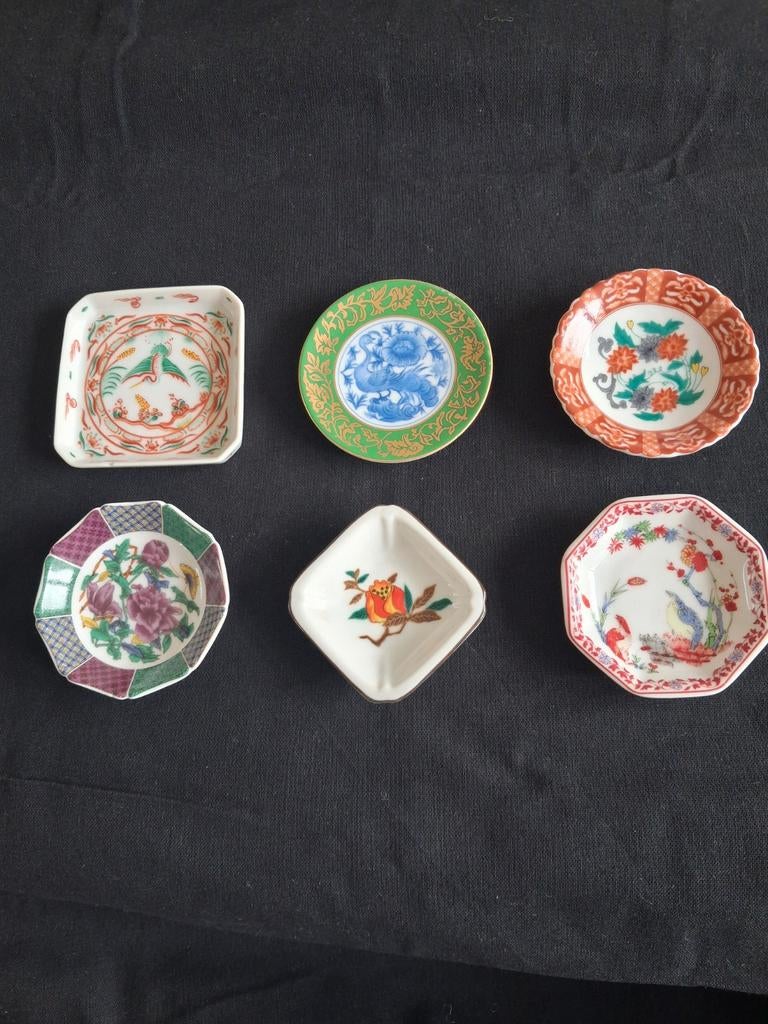 Japanse porseleine bordjes, Ophalen of Verzenden