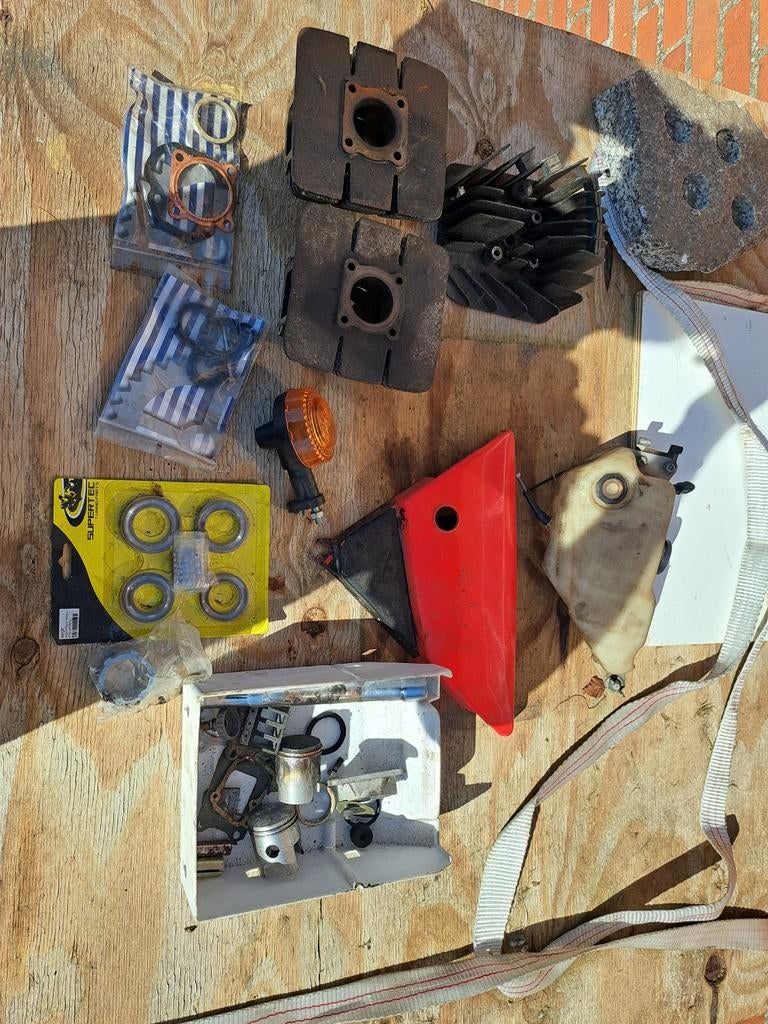 Yamaha dt mx 50cc onderdelen brommer oldtimer 50 Motor Blok, Ophalen of Verzenden, Gebruikt, Overige modellen