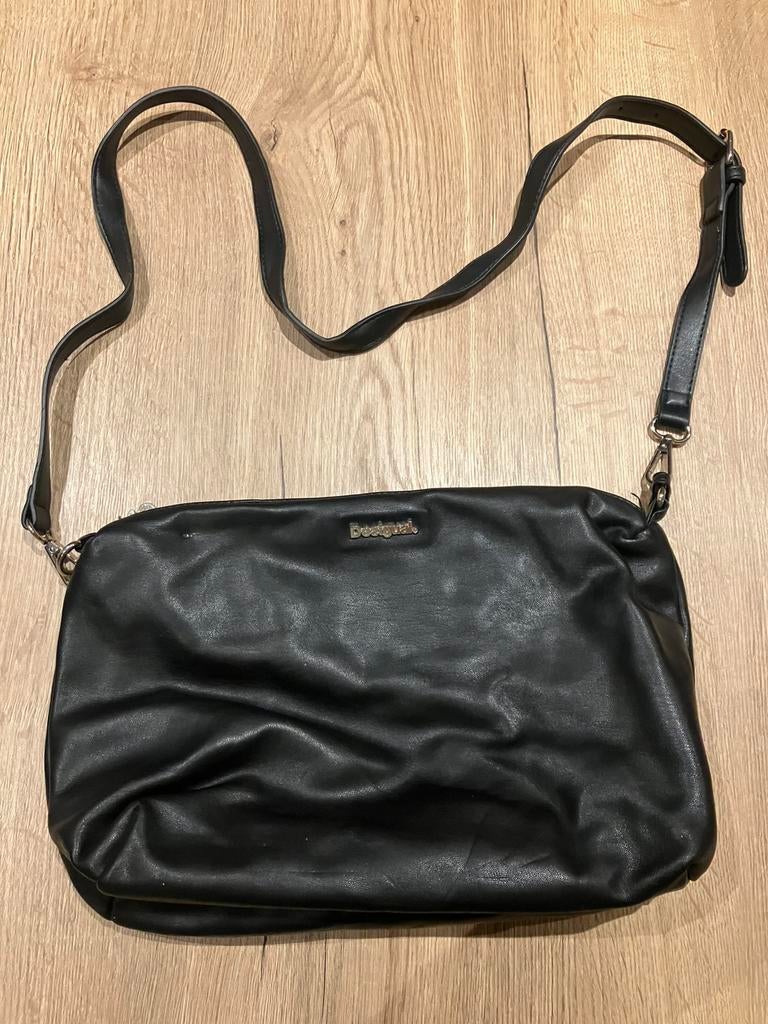 Desiguel schoudertas, Sieraden, Tassen en Uiterlijk, Ophalen of Verzenden, Gebruikt, Zwart, Overige merken