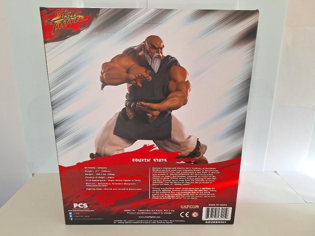 PCS Street Fighter Gouken Collectible Statue, Verzamelen, Beelden en Beeldjes, Ophalen, Nieuw, Fantasy