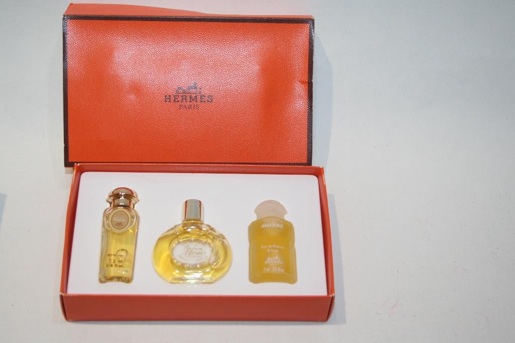 3 Miniaturen Hermès trio Lignes Feminines nieuw & OVP, Ophalen of Verzenden, Nieuw, Miniatuur, Gevuld