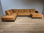 Nieuw - Virginia - U Hoekbank - Cognac - Velours - Design, Voltastraat 21, Barneveld, JC Furniture, Lowik meubelen, virginia, vergio, hoekbank, uitverkoop, Montel