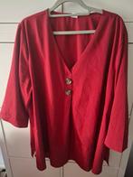 Rode blouse top maat50/52 ZGAN, Kleding | Dames, Grote Maten, Blouse of Tuniek, Ophalen of Verzenden, Zo goed als nieuw, Otto