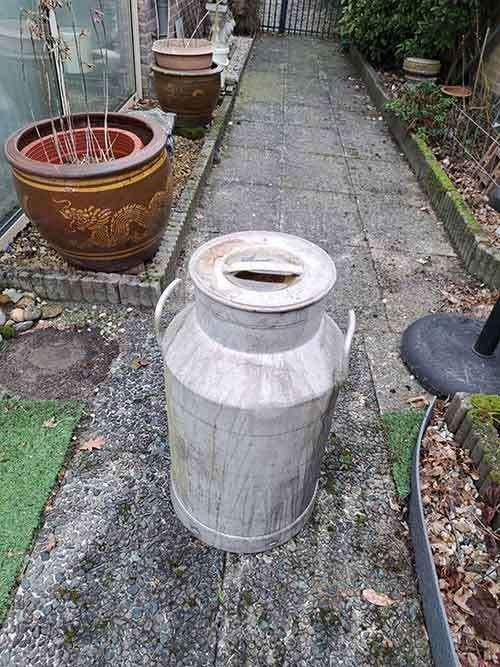 Melk (Carbid) bus, Tuin en Terras, Ophalen, Gebruikt